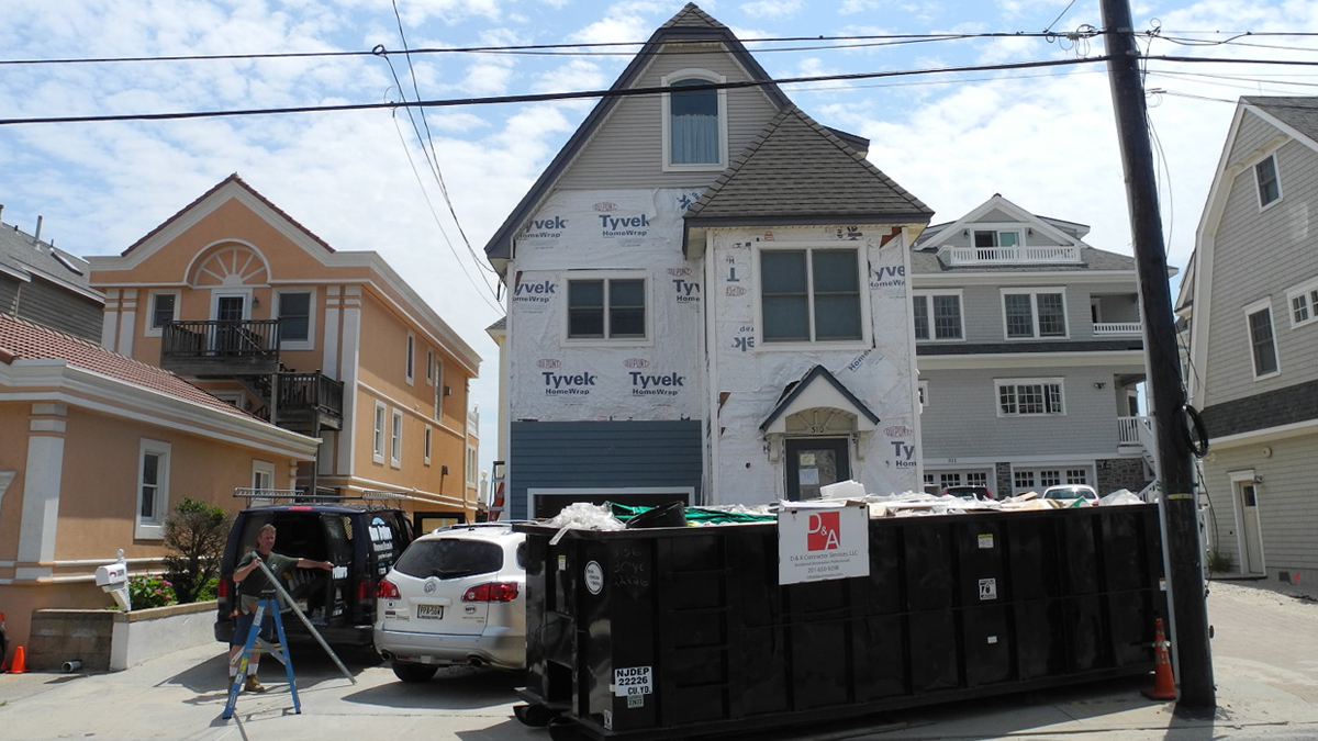  Ken Wilbur's vacation home in Manasquan has been moved in FEMA's post-Sandy flood maps. He's deemed at risk for flooding and damage from 3-foot high waves. (Tracey Samuelson/WHYY) 