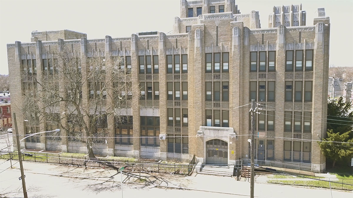  Roberts Vaux High School (photo courtesy of the Philadelphia Housing Authority) 