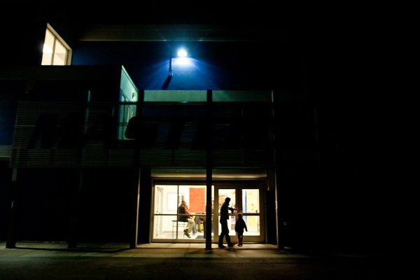 <p><p><span style="font-size: 12pt; line-height: 115%; font-family: 'Helvetica','sans-serif';">Late voters made their way to the polls at Mastery Pickett Charter School in Germantown Tuesday evening as the time left to vote begins to wind down. (Brad Larrison/ for NewsWorrks)<br /></span></p></p>
