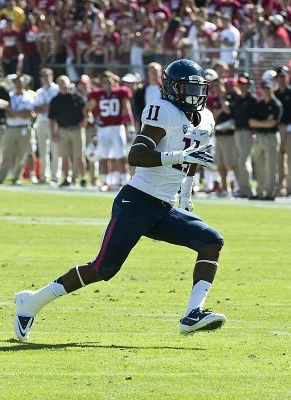 <p><p>"As he progresses, he's really going to be a great member of our team," said Tony Gibson, assistant head coach for safeties and special teams, about Parks. (Courtesy of Arizona Athletics)</p></p>
