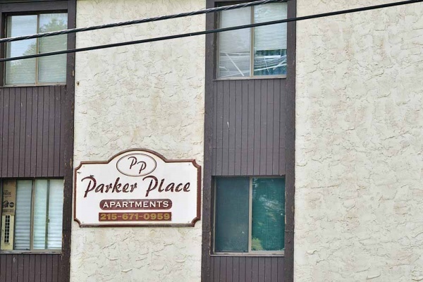 <p><p>On June 20, Geraldine Cherry was arrested and charged for the murder of Kathleen McEwan. Police say the pair lived together in this apartment complex on the 300 block of Parker Ave. (Bas Slabbers/for NewsWorks)</p></p>
