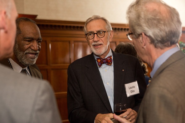 <p><p>Emanuel Kelly, principal of Kelly/Maiello Architects & Planners (left), and Laurie Olin, principal of Olin Studio (Photo courtesy of Dave Tavanni)</p></p>

