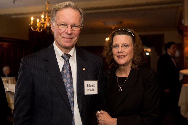 <p><p>President of Urban Engineers, Edward D'Alba, and his wife, Karen D'Alba. (Photo courtesy of Dave Tavanni)</p></p>
