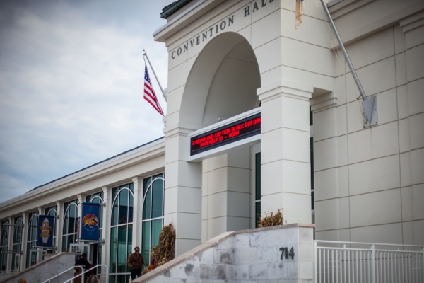 <p>The beautiful brand new Convention Hall was the main festival venue. (Howard Pitkow/for Newsworks)</p>
