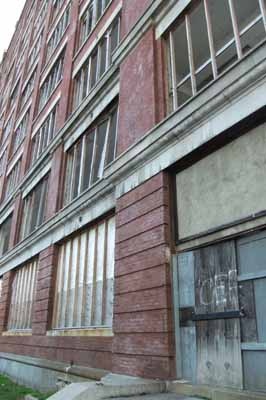 <p><p>The future of this building is uncertain. (Tara Nurin/for NewsWorks)</p></p>
