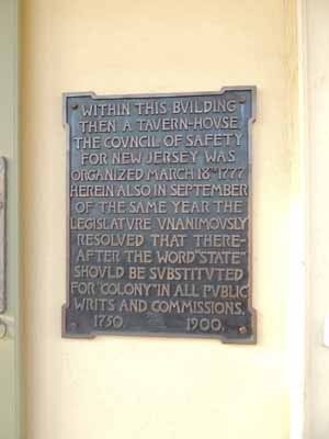 <p><p>A plaque outside the Indian King Tavern announces its importance to passerby. (Bethany Mitros/for NewsWorks)</p></p>

