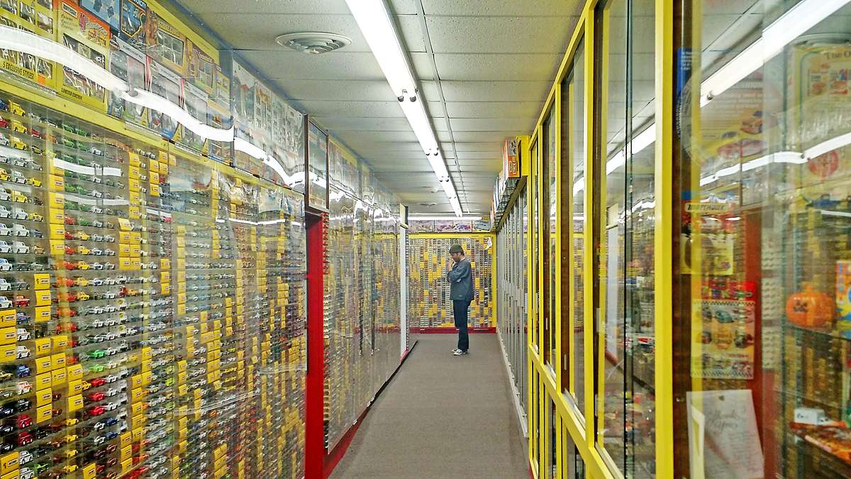 The Matchbox Road Museum features thousands of model cars. (Alan Tu/WHYY)