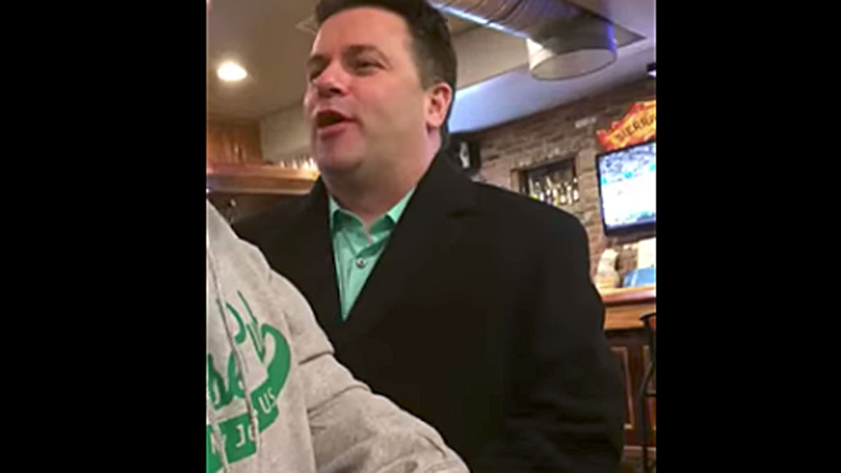  Screenshot of a video of Brian McDowell (Screen capture from YouTube video) 