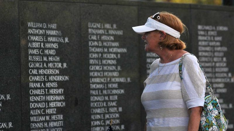 Ten Philadelphia soldiers missing in action are remembered during a ceremony marking the 30th anniversary of the Philadelphia Vietnam Memorial at Penn's Landing on Friday.