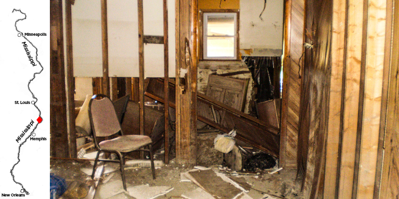 The interior of Aretha Robinson's house in Pinhook. (Courtesy of Todd Lawrence and Elaine Lawless)