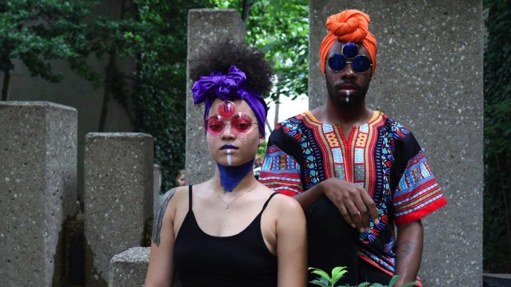afro Actors Sydney Banks (left) and Dray Cottingham (right) of 'Cotton & Gold'. (Photo courtesy of Rovell Seth Vialva)
