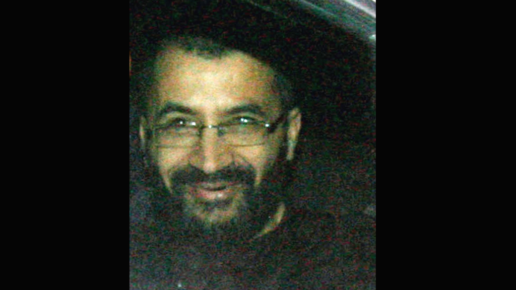  March 13, 2010 file photo of Algerian national Ali Charaf Damache in Dublin, Ireland. An al-Qaida suspect linked to a plot to kill a Swedish cartoonist has been extradited to Philadelphia to be tried in civilian court rather than face trial at Guantanamo Bay. (Niall Carson/File, PA via AP) 
