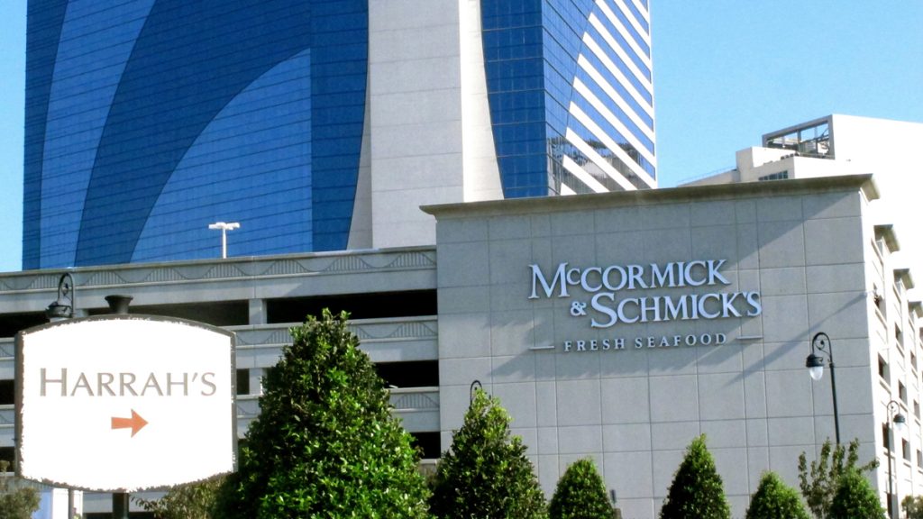 apacmccormickschmicksx1200 This Sept. 15, 2017 photo shows the exterior of the McCormick & Schmick's restaurant at the Harrah's casino in Atlantic City N.J. (Wayne Parry/AP Photo)