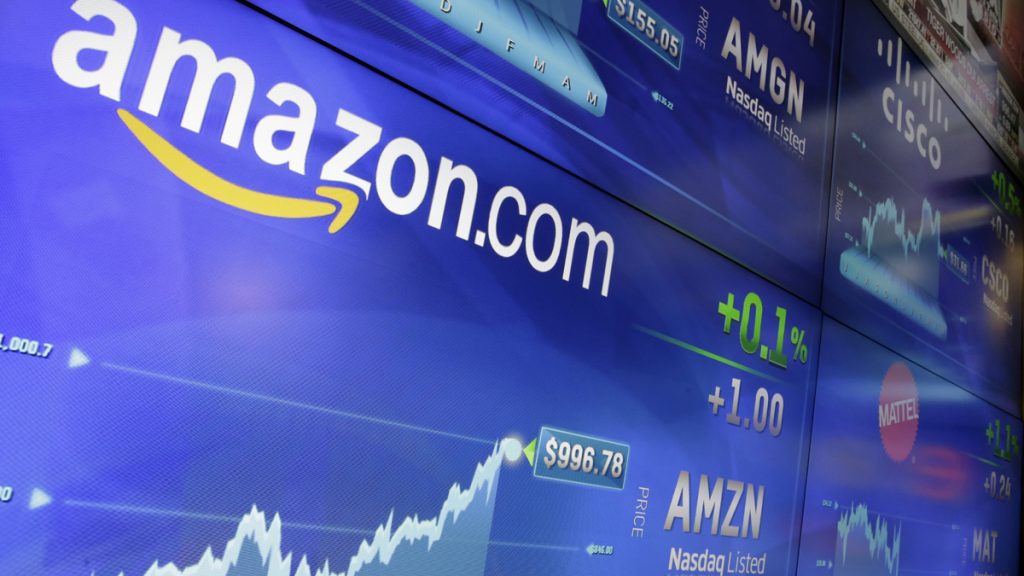 apamazonrisingtidex1200 In this Tuesday, May 30, 2017, file photo, the Amazon logo is displayed at the Nasdaq MarketSite, in New York's Times Square. Amazon announced Thursday, Sept. 7, that it has opened the search for a second headquarters, promising to spend more than $5 billion on the opening. (Richard Drew/AP Photo, File)