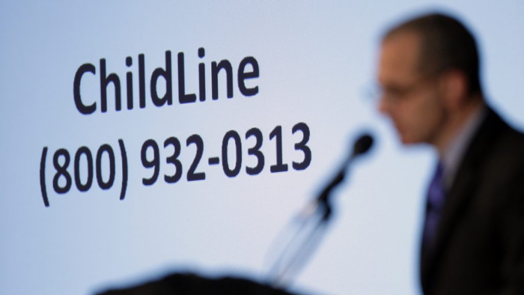 apchildwelfarepax1200 Former FBI Director Louis Freeh speaks in view of a Pennsylvania Department of Public Welfare's ChildlLine during a news conference, Thursday, July 12, 2012, in Philadelphia. After an eight-month inquiry, Freeh's firm produced a 267-page report that concluded that Hall of Fame coach Joe Paterno and other top Penn State officials hushed up child sex abuse allegation against Jerry Sandusky more than a decade ago for fear of bad publicity, allowing Sandusky to prey on other youngsters. (Matt Rourke/AP Photo)