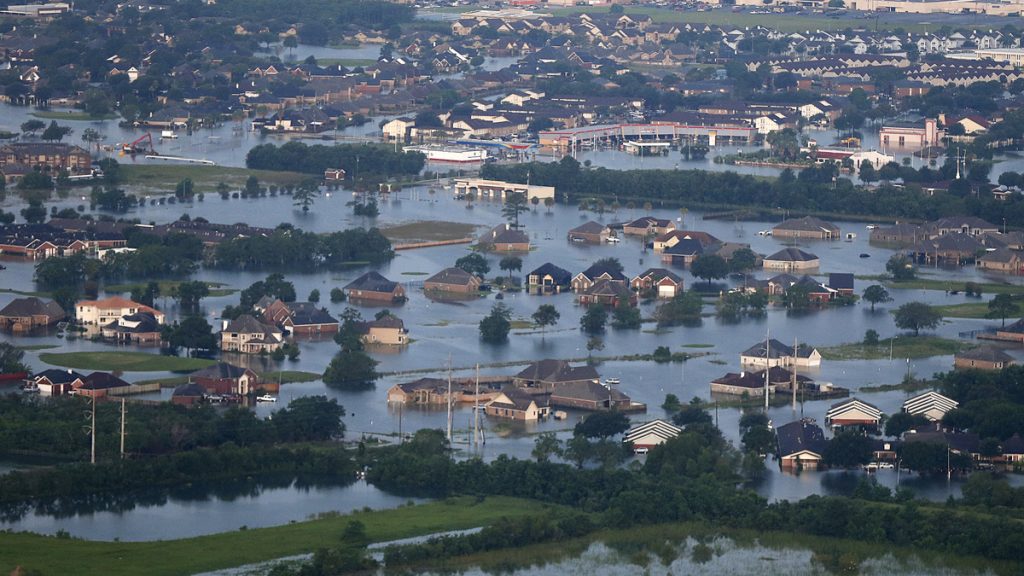 apharveyfloodsx1200 Floodwaters from Tropical Storm Harvey surround homes and businesses in Port Arthur, Texas, Thursday, Aug. 31, 2017. (Gerald Herbert/AP Photo)