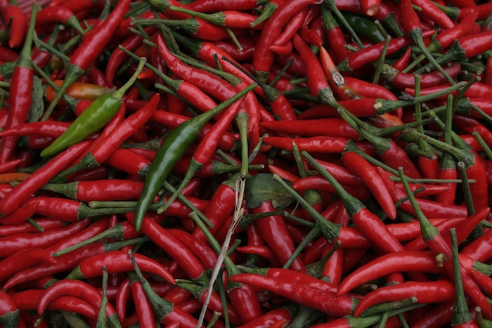 hot peppers