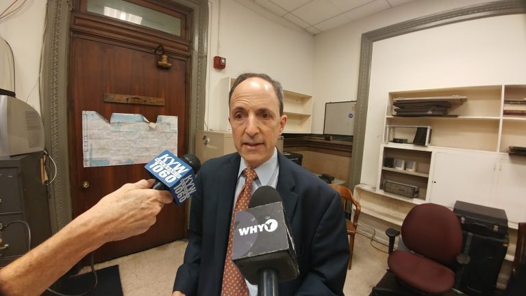 Rob Dubow, Philadelphia's finance director, says the growth of beverage-related businesses has not declined since the city levied a tax on soda and other sweetened drinks.(Tom MacDonald, WHYY)