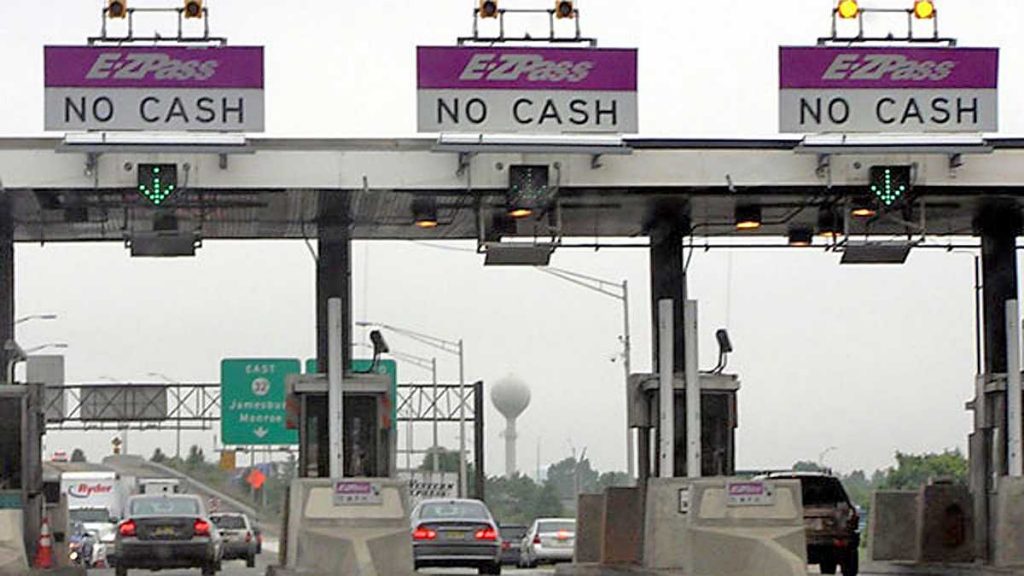 l_20140929-ez-pass-1200 Drivers who use these lanes without an EZ Pass toll pass face an additional $50 fine. (NewsWorks file photo)