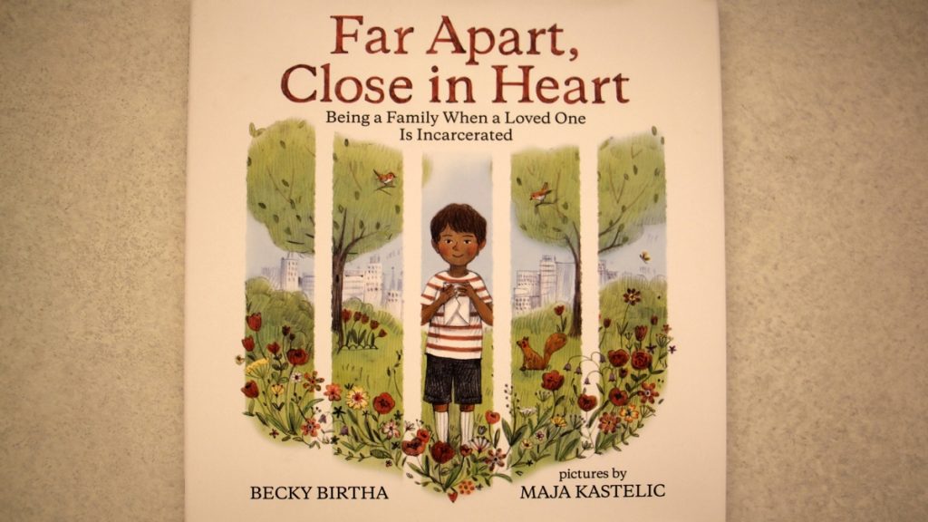 l_cover1200 The cover of local author Becky Birtha's book evokes prison bars because it focuses on kids coping when their parents are incarcerated. (Emma Lee/WHYY)