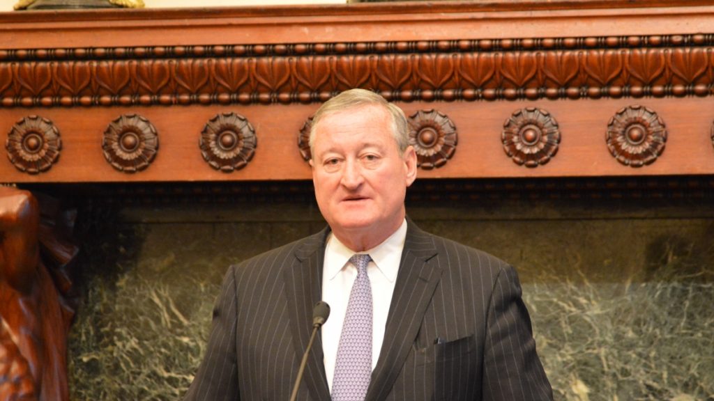 l_kenney-9-25-1 Mayor Jim Kenney criticized President Donald Trump's expansion of the travel ban to eight countries.(Tom MacDonald, WHYY)