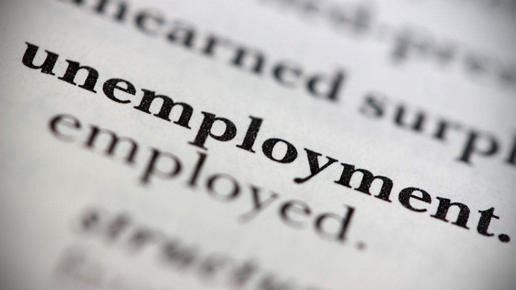 l_unemployment16x9 Close up of a dictionary word
