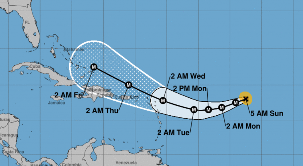 screen-shot-2017-09-03-at-10-24-06-am Hurricane Irma's projected track as of Sunday morning. (Image: NHC)