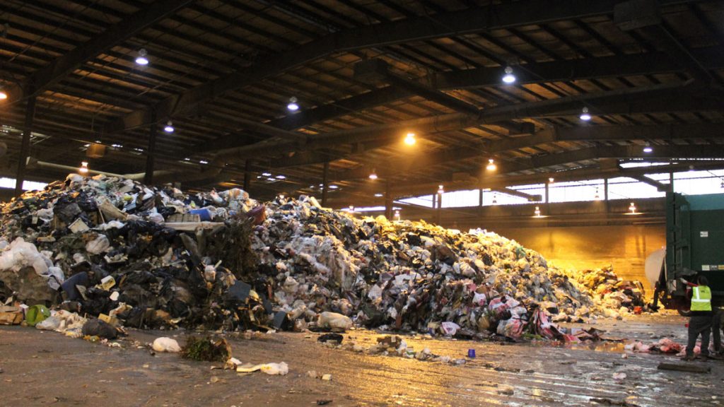 trash-1200 Trash piles up at Atlantic County Utilities Authority’s warehouse (Bill Barlow for WHYY)