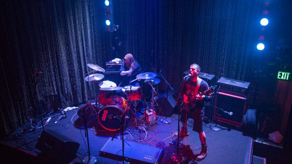 yallapunk_20170905_1765844020 Punk band Night Raid performs at Johnny Brenda's for the first annual YallaPunk Festival in Philadelphia. (Emily Cohen for WHYY)