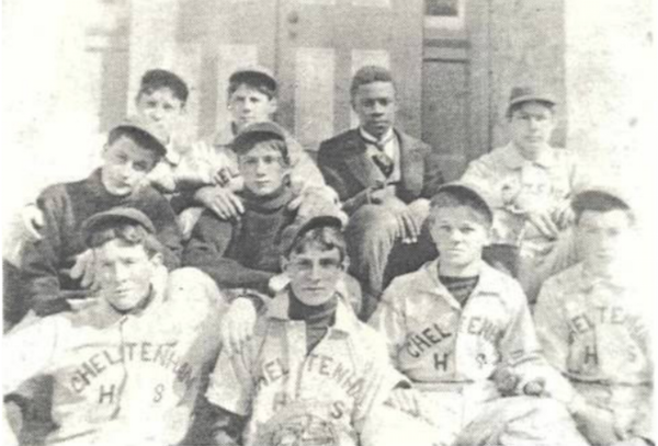 Photo of the 1903 Cheltenham High School baseball team