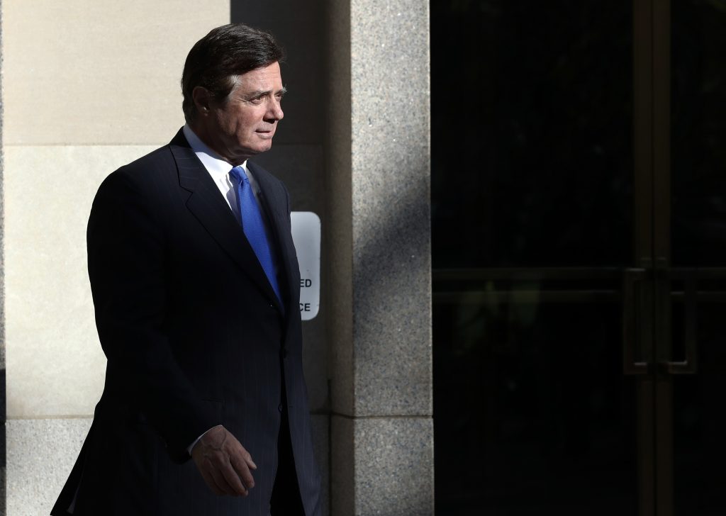 Paul Manafort FILE - In this Monday, Oct. 30, 2017, file photo, Paul Manafort walks from Federal District Court in Washington. The three nations named in the indictment of former Trump Campaign Chairman Paul Manafort have been known by financial crime experts in the past as locations for money laundering or at risk of being used for money laundering. (AP Photo/Alex Brandon, File)