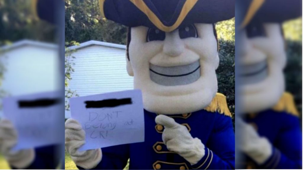 Caesar Rodney mascot A racial slur using the N-word and saying they