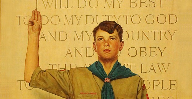 Norman-Rockwell-Boyscouts-620×320 Norman Rockwell illustration,