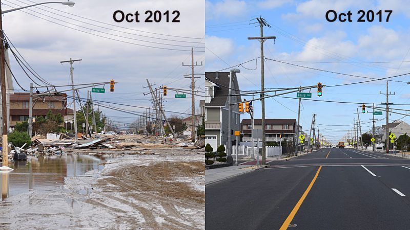 Route 35 at 3rd Avenue, Ortley Beach, N.J. (Photo by Chris Raia, Toms River Township)