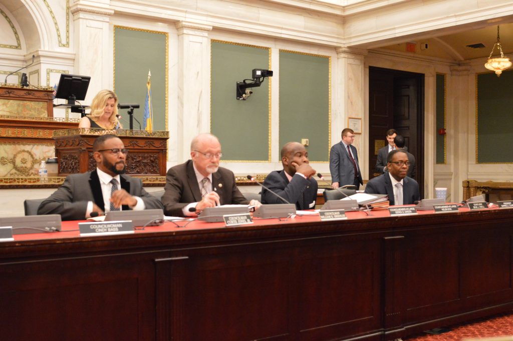 council 10-24 Council members at a table
