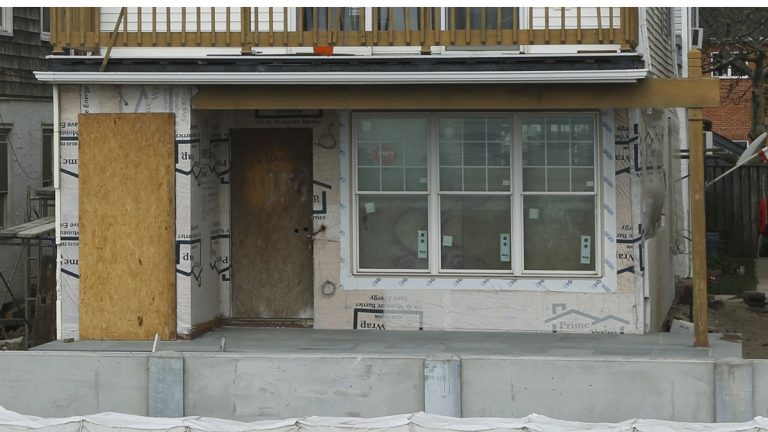 Unidentified home damaged during Superstorm Sandy in 2012. (Big Stock photo)