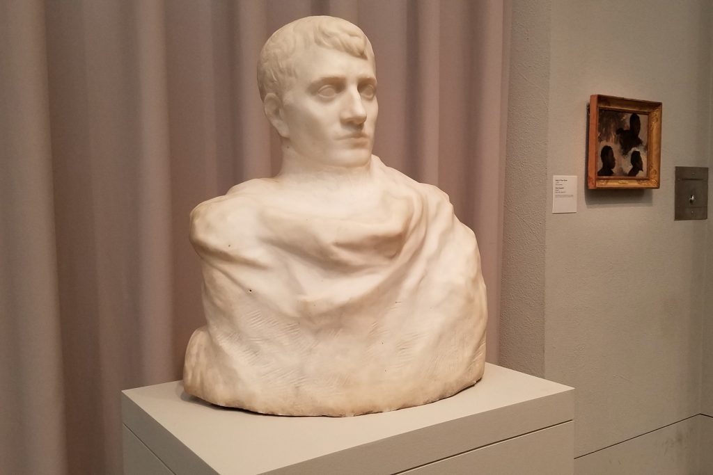 2017 11 16-p crimmins-philadelphia museum of art-bust of napoleon bonaparte by august rodin A bust of Napoleon Bonaparte by Auguste Rodin is on display at the Philadelphia Museum of Art.