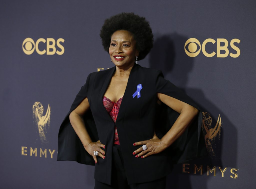Jenifer Lewis Jenifer Lewis arrives at the 69th Primetime Emmy Awards on Sunday, Sept. 17, 2017, at the Microsoft Theater in Los Angeles. (Photo by Danny Moloshok/Invision for the Television Academy/AP Images)