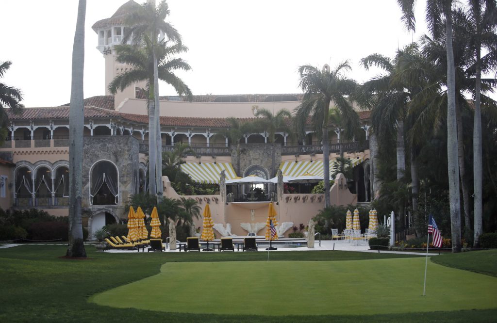 Donald Trump This Saturday, April 15, 2017, file photo shows President Donald Trump's Mar-a-Lago estate in Palm Beach, Fla. The Trump Organization asked the federal government on July 20, 2017, to grant dozens of special visas to foreign nationals to work at two of the President Donald Trump’s private clubs in Florida, including his Mar-a-Lago resort. (Alex Brandon/AP Photo, File)
