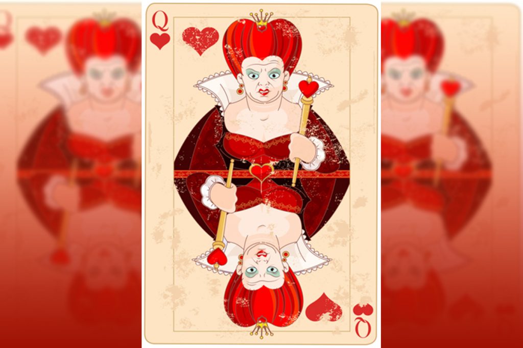 Illustration Queen of Hearts Playing Card The Queen of Hearts