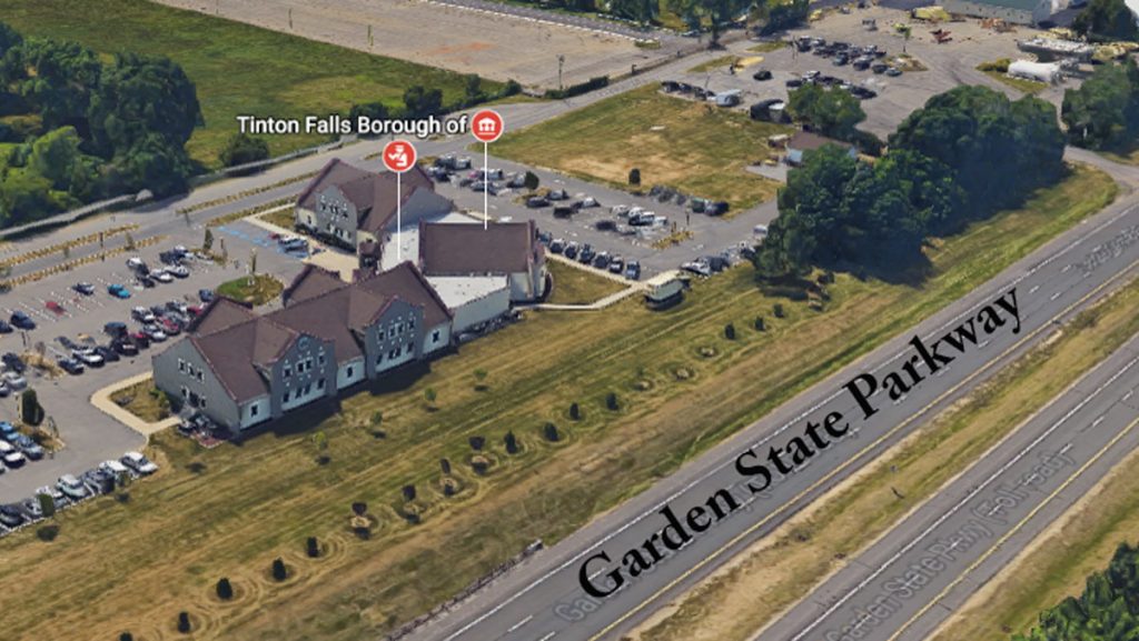 garden-state-parkway- Tinton Falls has a population of about 18,000 people. (Image from Google Maps)