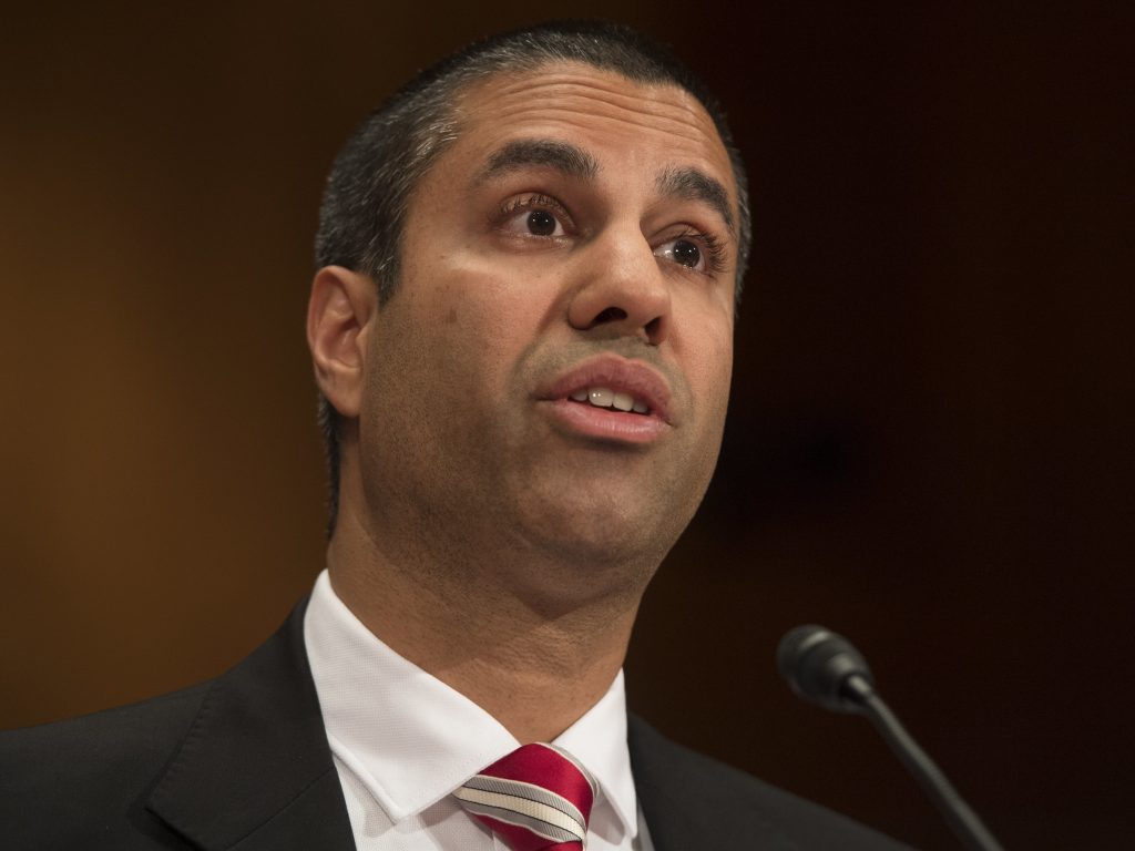 
FCC Chairman Ajit Pai announced Tuesday a plan to repeal Obama-era net neutrality rules. (Saul Loeb/AFP/Getty Images)