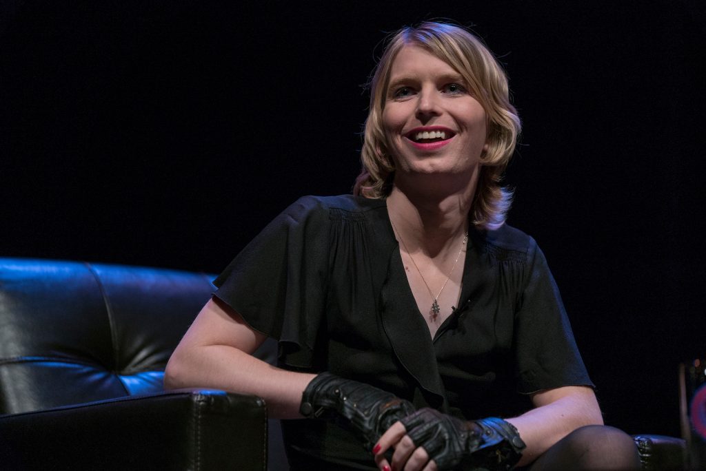 manning Chelsea Manning is pictured in Philadelphia in this 2017 file photo. (Annenberg School for Communication, University of Pennsylvania, file)
