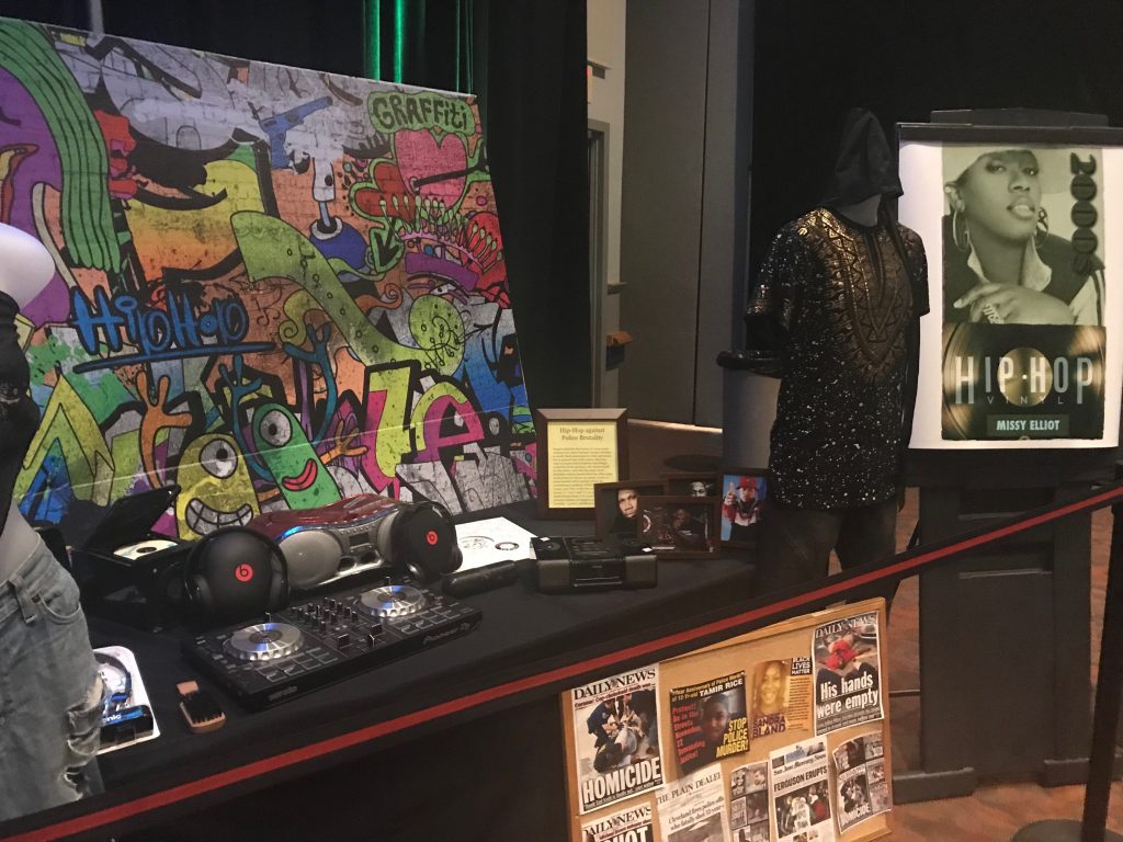 hip-hop music exhibit at University of Delaware University of Delaware students pay tribute to hip-hop pioneers. (photo courtesy Edward Franklin)