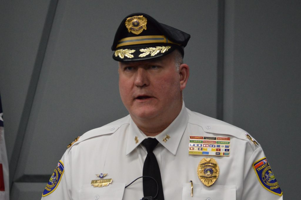 nestel SEPTA Police Chief Tom Nestel says the case of 15-year-old Raekwon Jones is a tragic reminder of the dangers of climbing up on a train. (Tom MacDonald/WHYY)