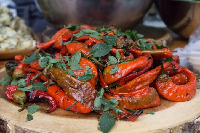 Fire roasted peppers