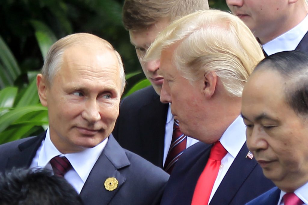 Donald Trump and Vladimir Putin Donald Trump and Vladimir Putin