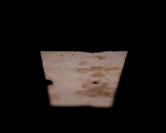 Letter (Photo by Wendel White)