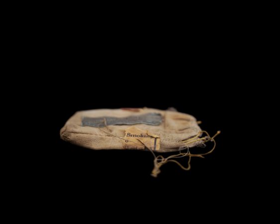 Tobacco pouch (Photo by Wendel White)