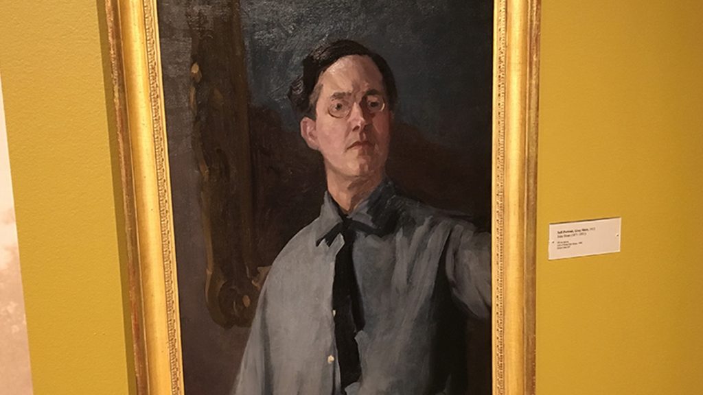 sloan5 John Sloan, self portrait (Brian Drouin/WHYY News)